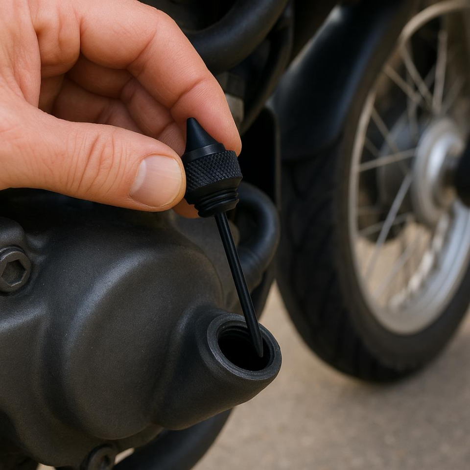 Cg -Cub Yağ Seviye Çubuğu Modifiye Metal Siyah (Özel Tasarım)