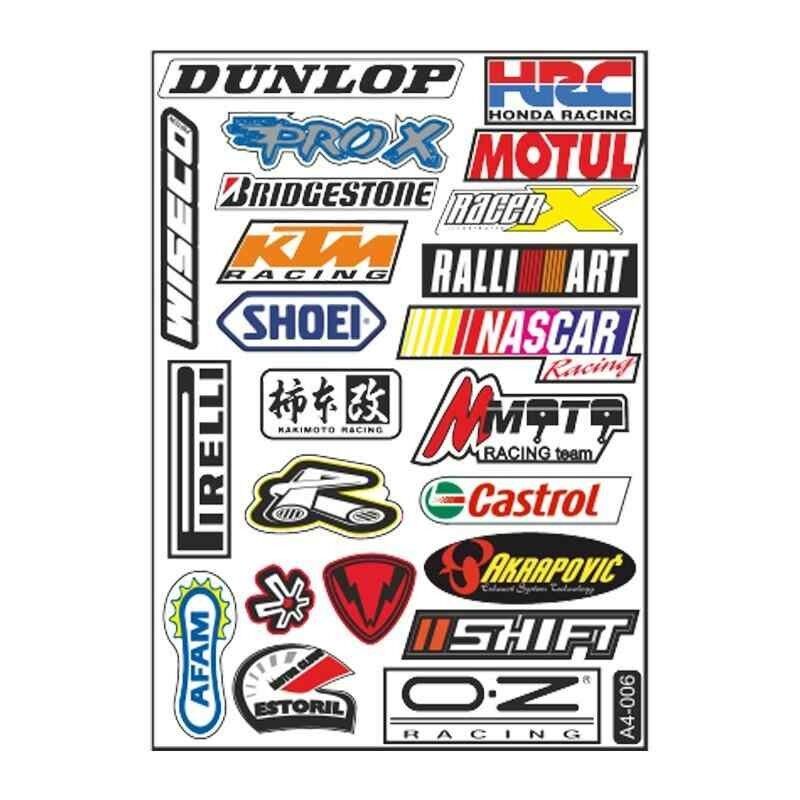 A4 Sticker 006 Tek Paket Çoklu