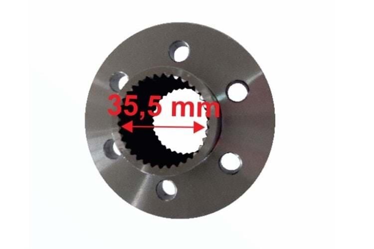Atv Arka Dişli Flanşı 6 Delik
