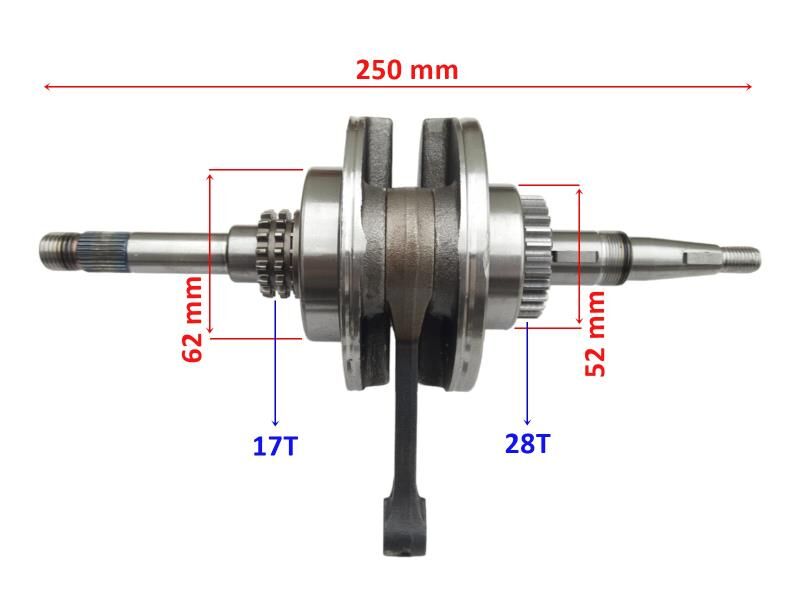 Kuba Santa 125 Zenzero Krank Komple Rmg