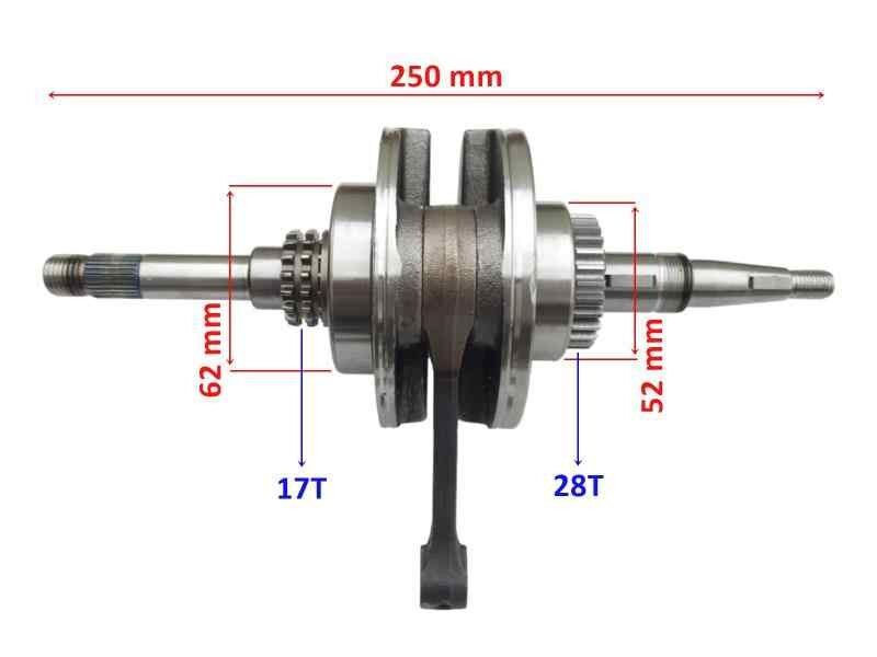 Kuba Santa 125 Zenzero Krank Komple Rmg