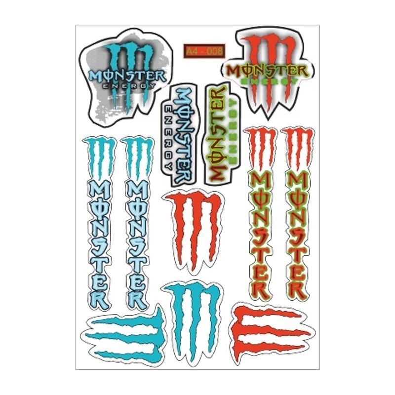 A4 Sticker 008 Tek Paket Çoklu