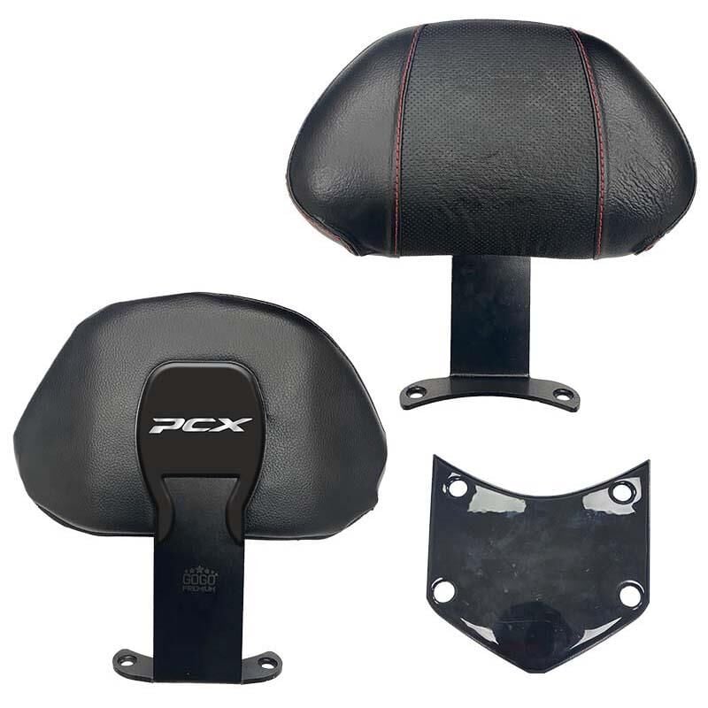 Honda Pcx 2021 - 2024 Uyumlu Kırmızı Desen Sissy Bar