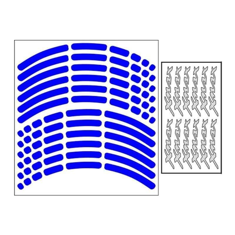 Yamaha Reflektör Mavi I Xmax Uyumlu 1 Set Jant Şeridi