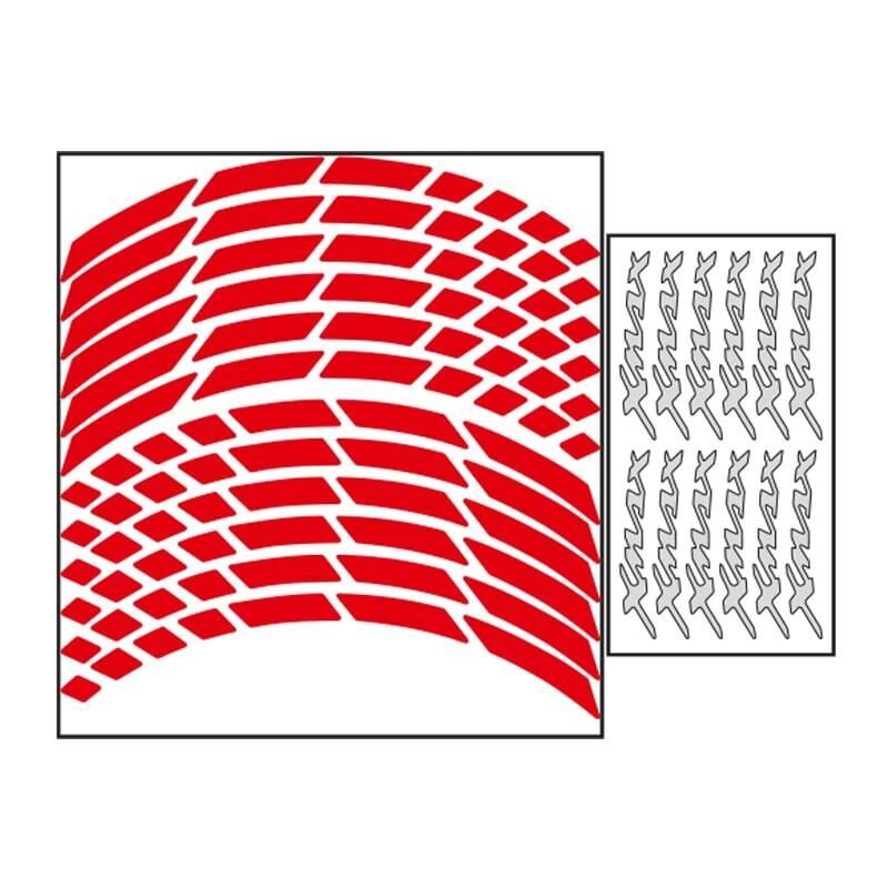 Yamaha Reflektör Kırmızı Iı Xmax Uyumlu 1 Set Jant Şeridi