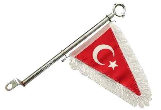 Flama Bayrak Beyaz 35Cm