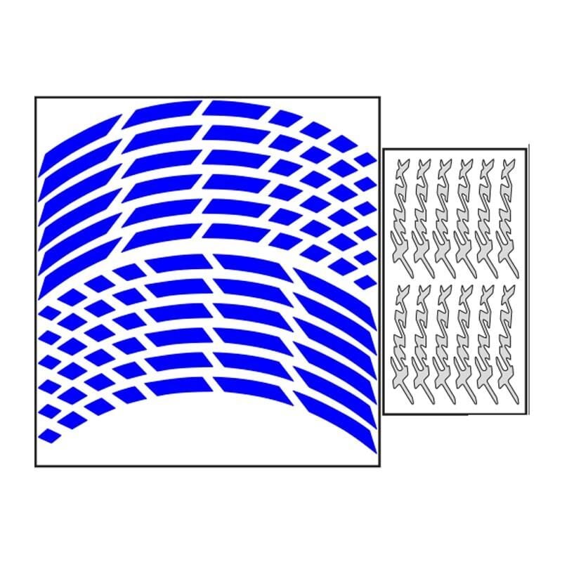 Yamaha Reflektör Mavi Iı Xmax Uyumlu 1 Set Jant Şeridi