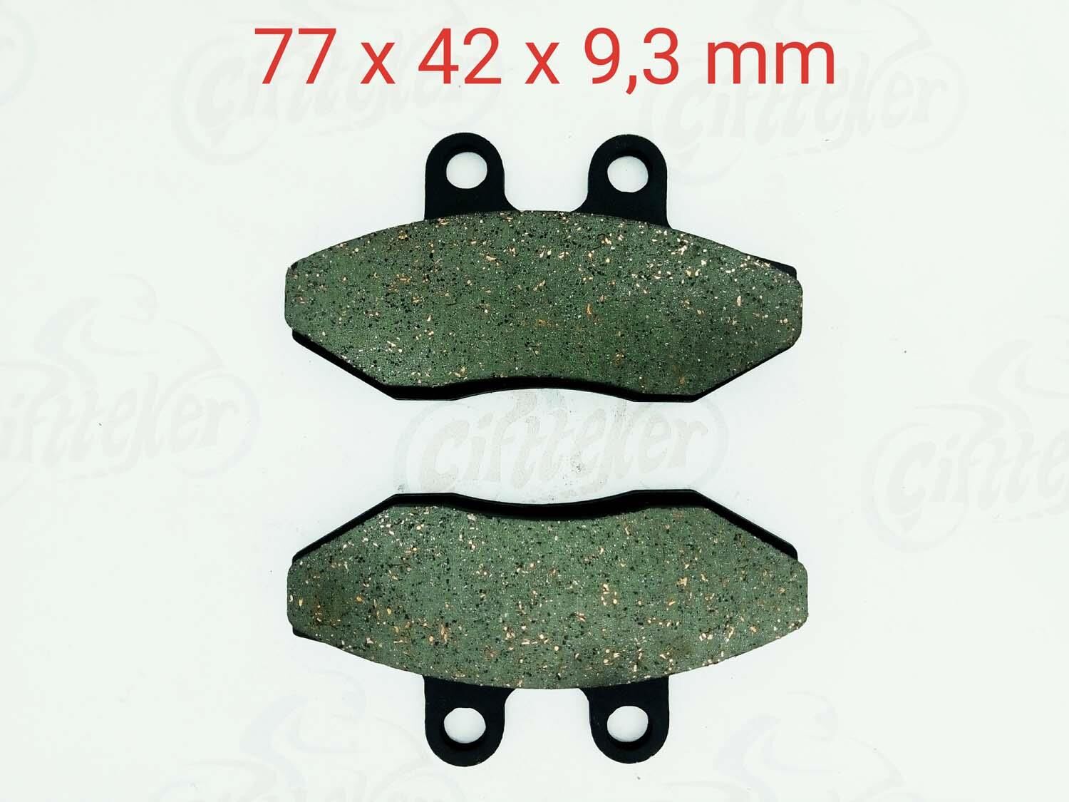 Cygnus X 125 Uyumlu Ön Fren Disk Balatası 9 Mm Fa393 Gold