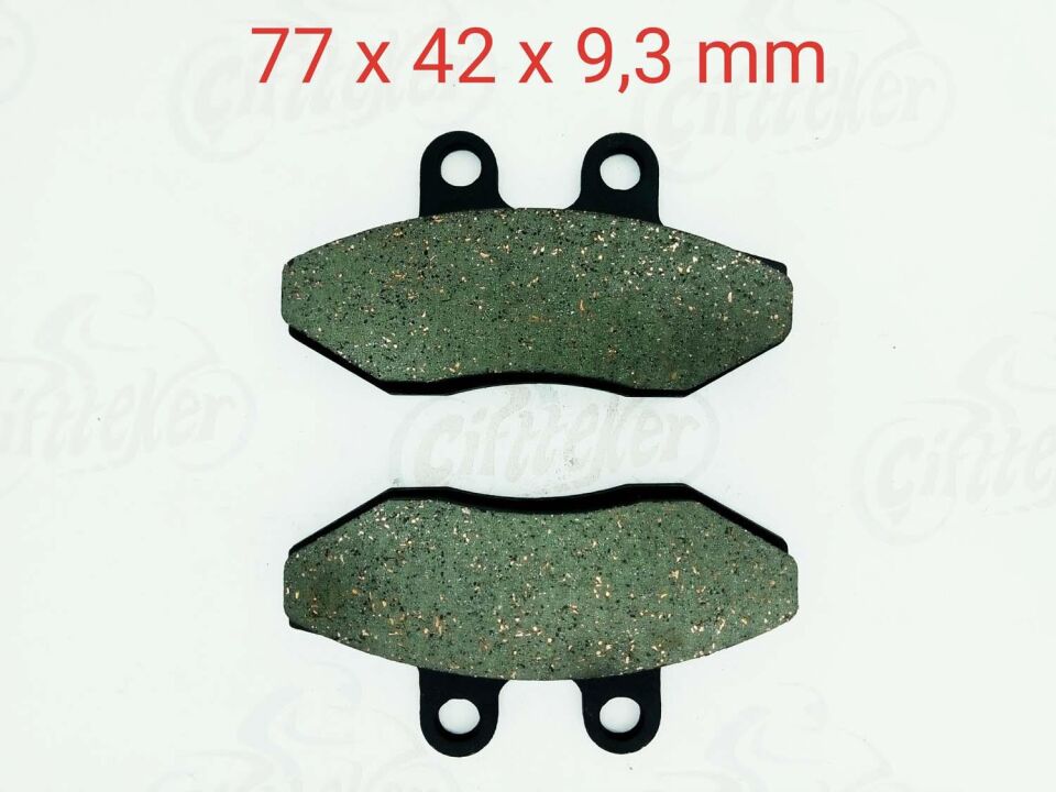 Cygnus X 125 Uyumlu Ön Fren Disk Balatası 9 Mm Fa393 Gold