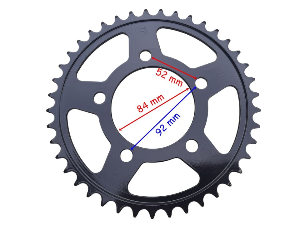 Honda Nx 500 Arka Dişli 520-41T İç 84 Mm 5 Delikli Öm