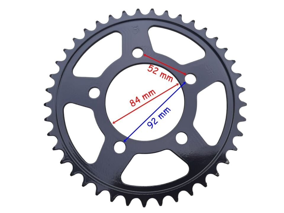 Honda Nx 500 Arka Dişli 520-41T İç 84 Mm 5 Delikli Öm