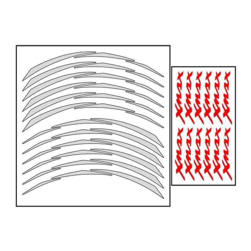 Yamaha Reflektör Beyaz Iıı Xmax Uyumlu 1 Set Jant Şeridi