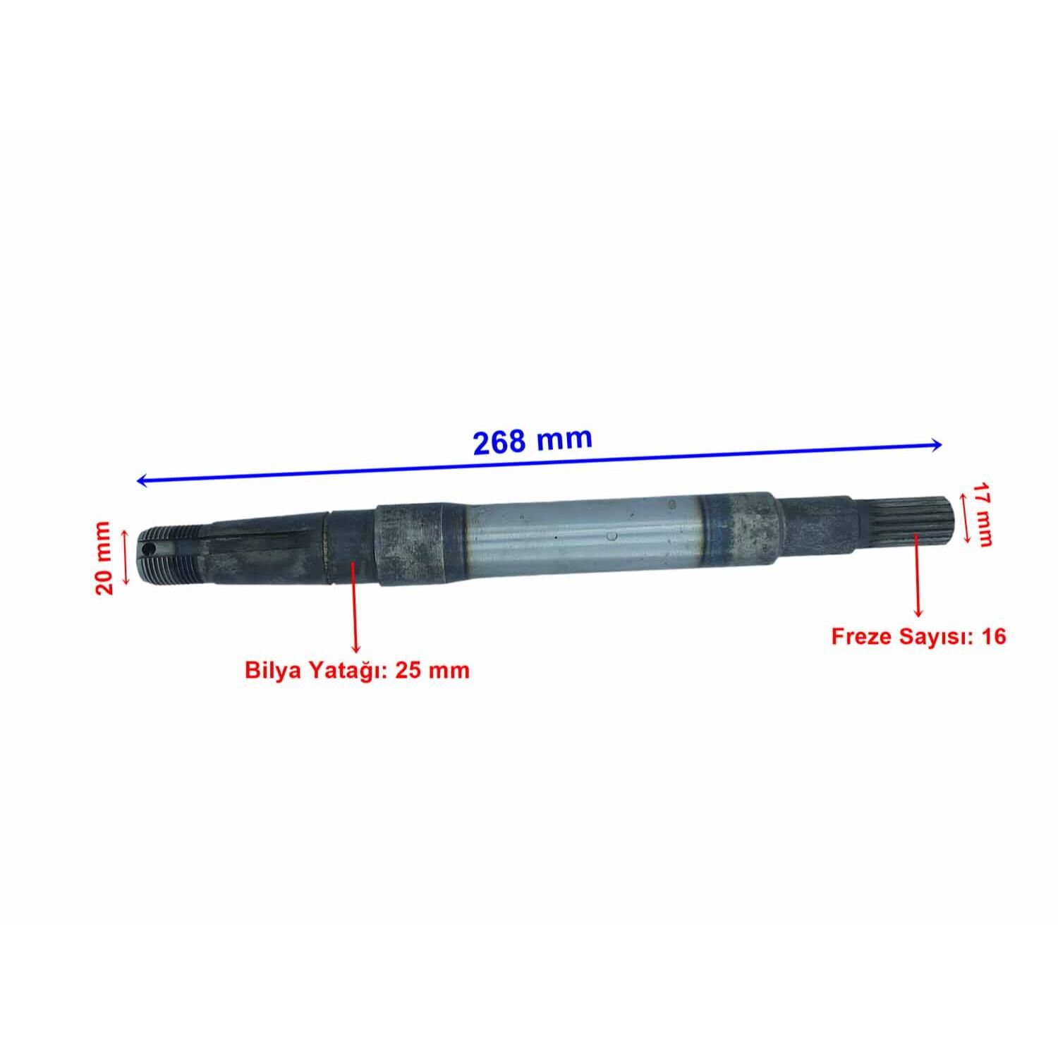 E-Bis Yolcu Altai Trend S 4000 Sol Aks 16 Freze 268 Mm Öm