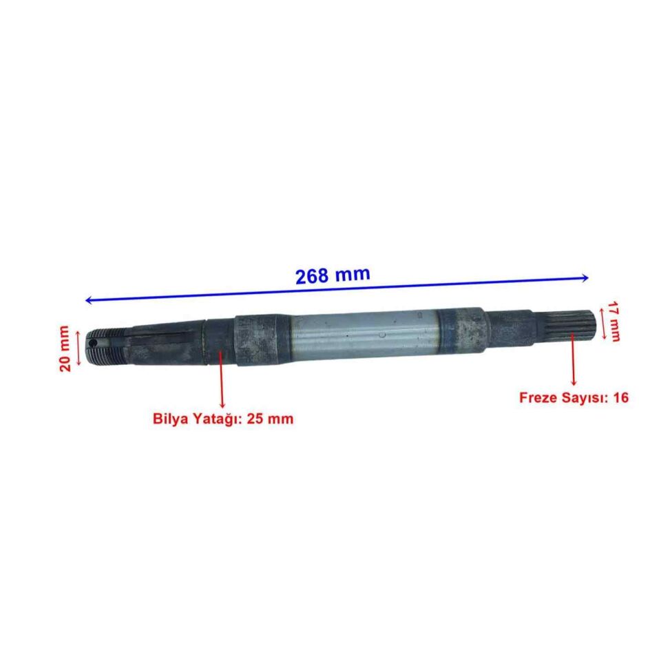 E-Bis Yolcu Altai Trend S 4000 Sol Aks 16 Freze 268 Mm Öm