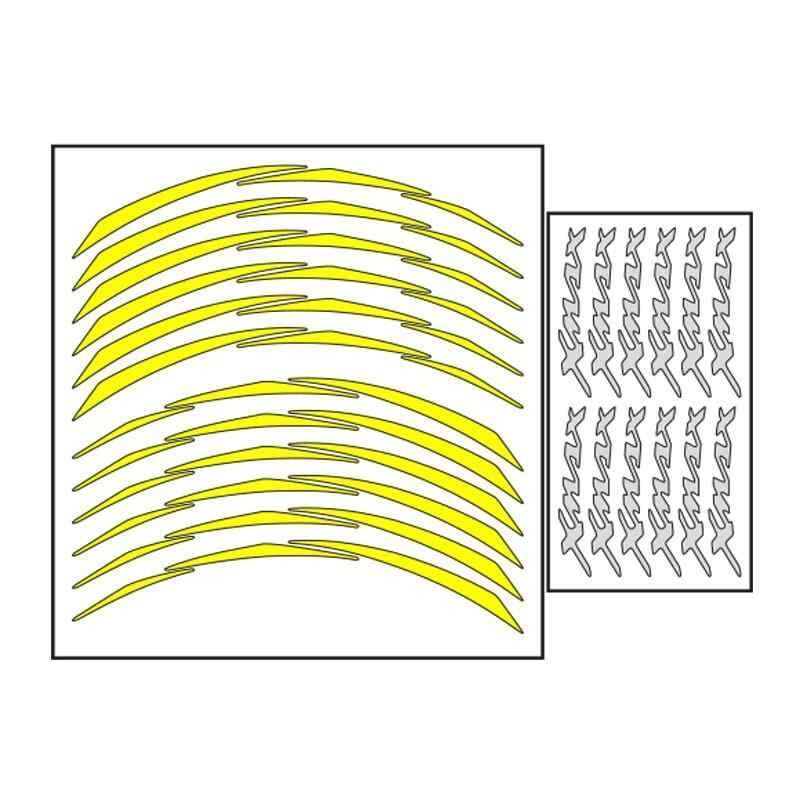 Yamaha Florasan Sarı Iıı Xmax Uyumlu 1 Set Jant Şeridi