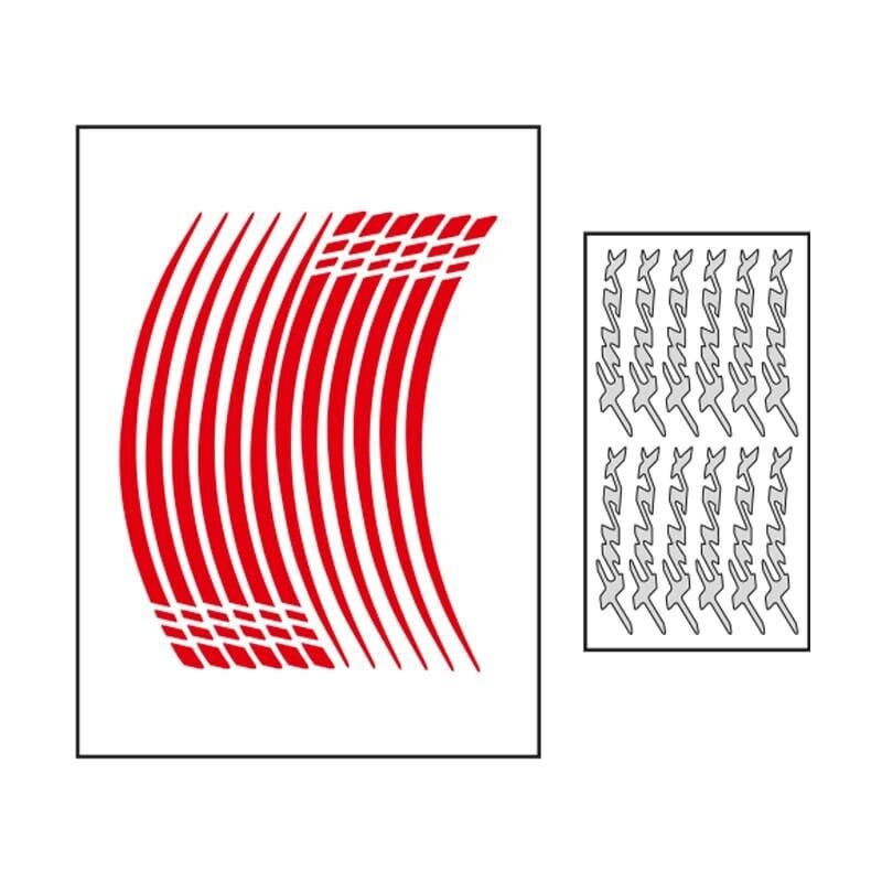 Yamaha Reflektör Kırmızı Iv Xmax Uyumlu 1 Set Jant Şeridi