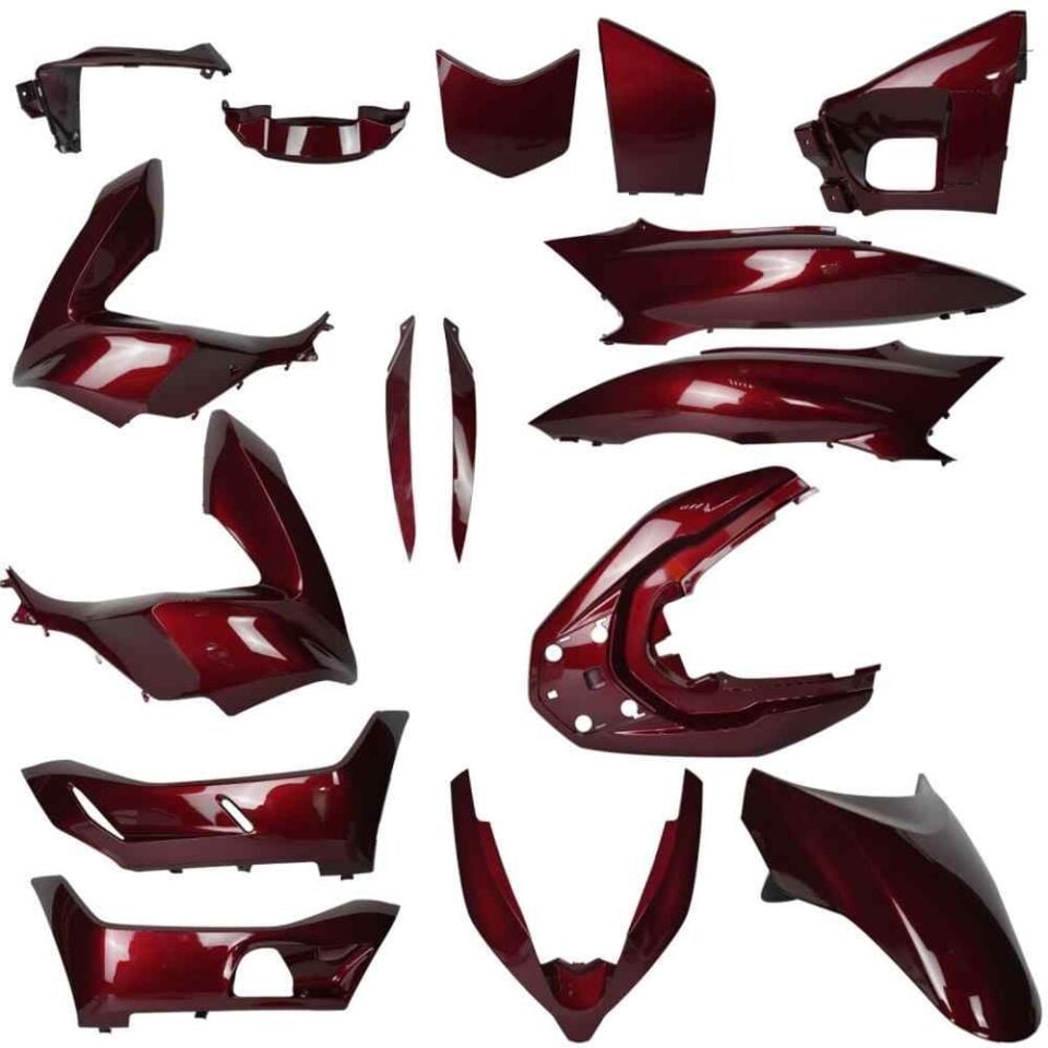 Honda Pcx Kaporta Seti Bordo 2018-19 (16 Parça)