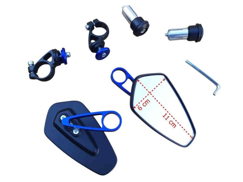 Gidon Aynası (Beşgen) Sağ-Sol Mavi