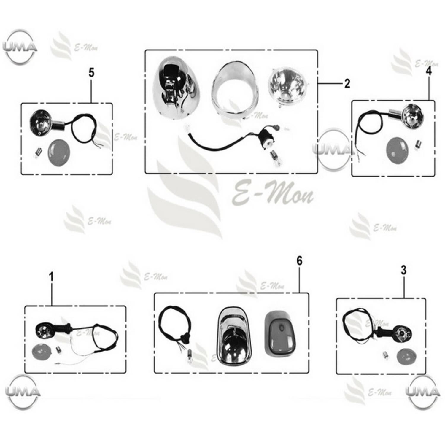 E-Mon Blink Stop Komple Orj