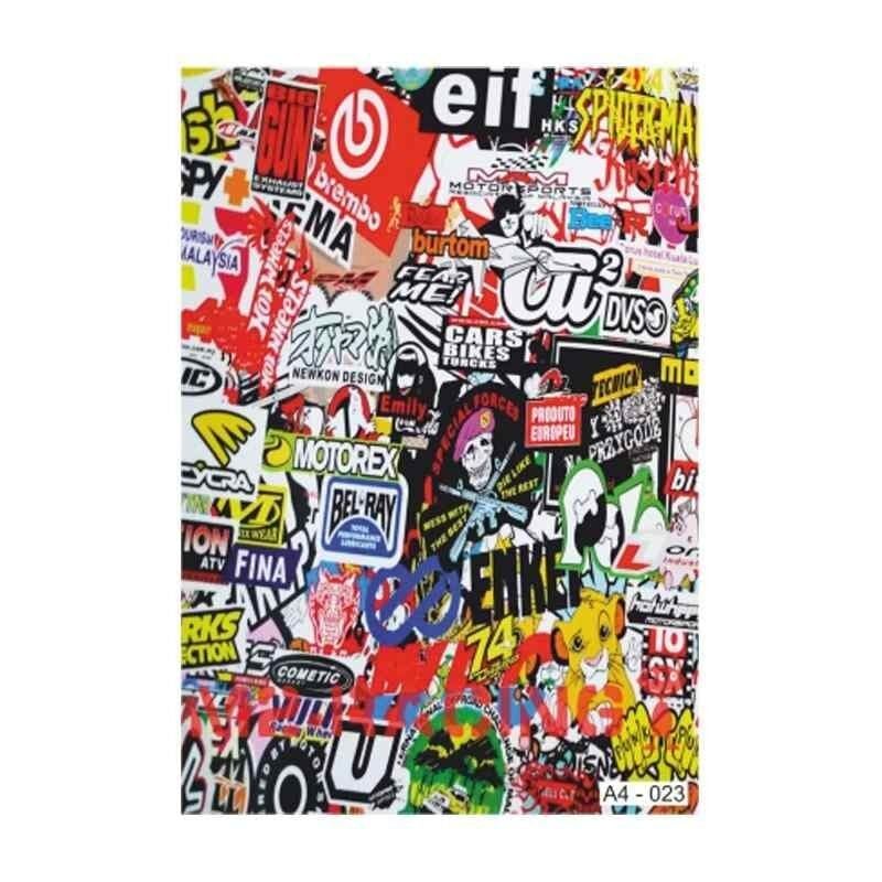 A4 Sticker 023 Tek Paket Çoklu