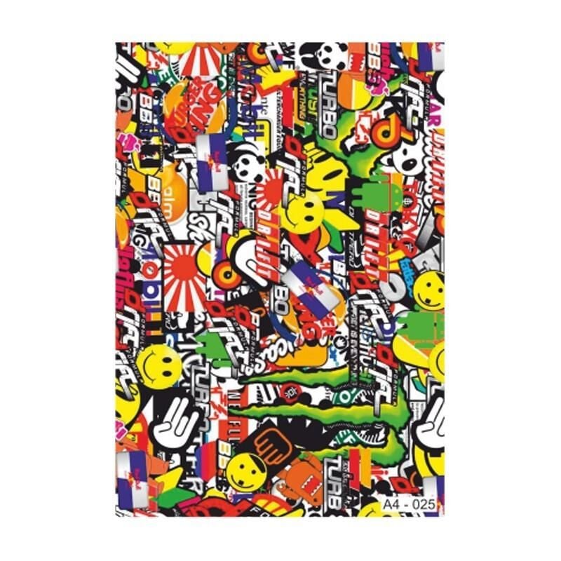 A4 Sticker 025 Tek Paket Çoklu