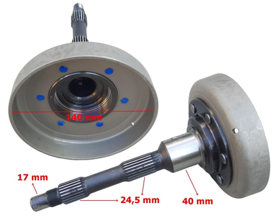 Cf Moto Atv Cf500 Kavrama Tası Yağda Çalışan