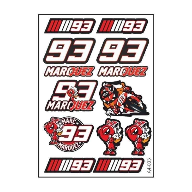 A4 Sticker 033 Tek Paket Çoklu