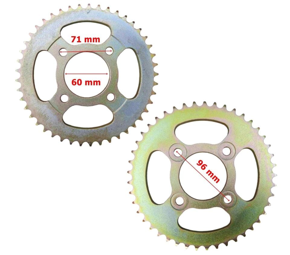 Tvs Apache Rtr 160 Arka Dişli 428-45T İç 60 Mm Sarı Ind Öm