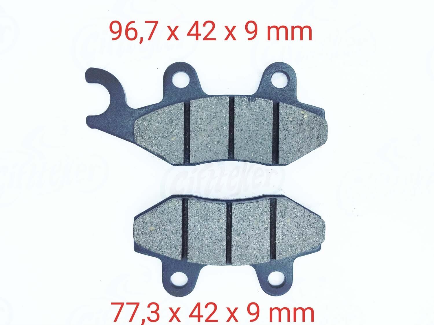 Atv Fren Disk Balatası Fa228 Gold 9 Mm Ters Çengelli