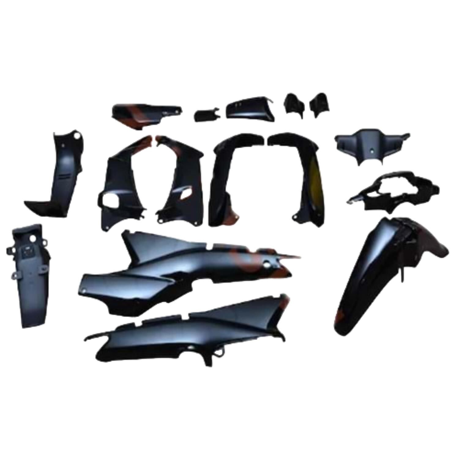 Bisan Kaporta Seti (Far+Stop Yok) Siyah Cub Stickerlı