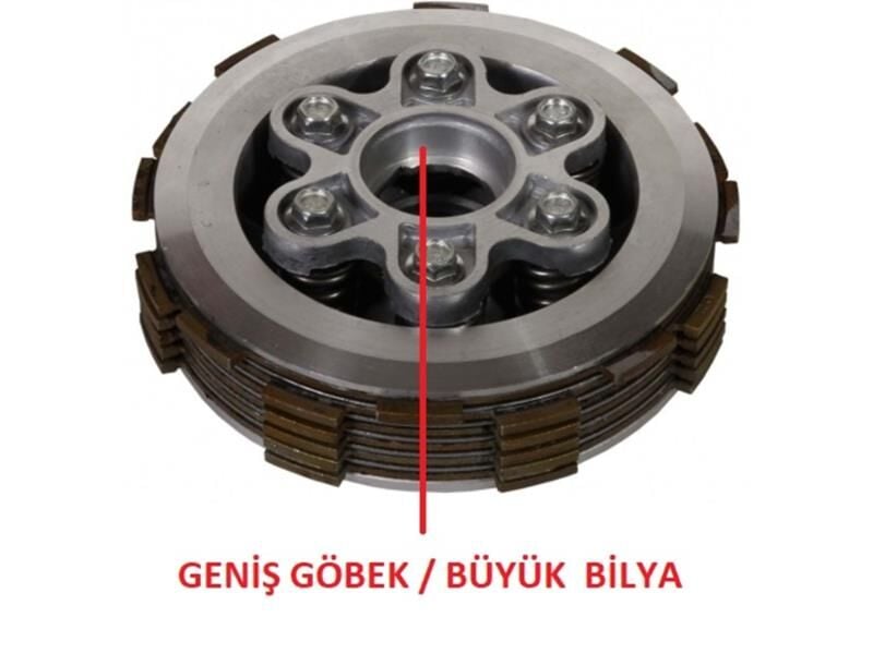 Depraj Balata+Sac+Baskı Komple (6 Yıldız 6 Balata) Cg200/Vultre İ Geniş Göbek