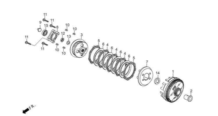 Hero Xpulse 200 (Xpr Plus) Debriyaj Flansi Orj ResimNo:7