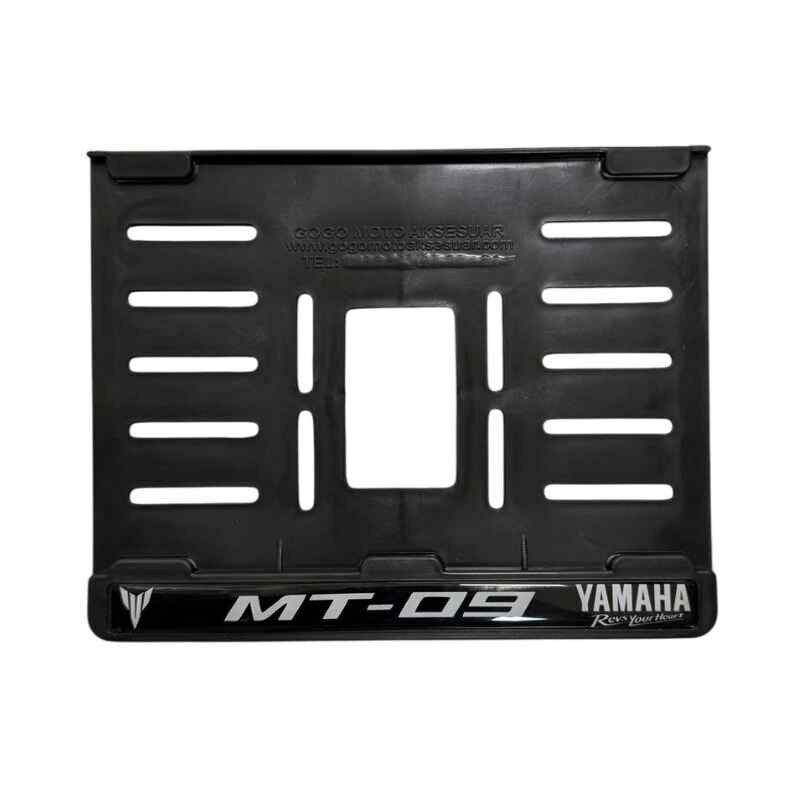 Yamaha Mt-09 Uyumlu Beyaz Plastik (15X24 Cm) Kırılmaz Plakalık