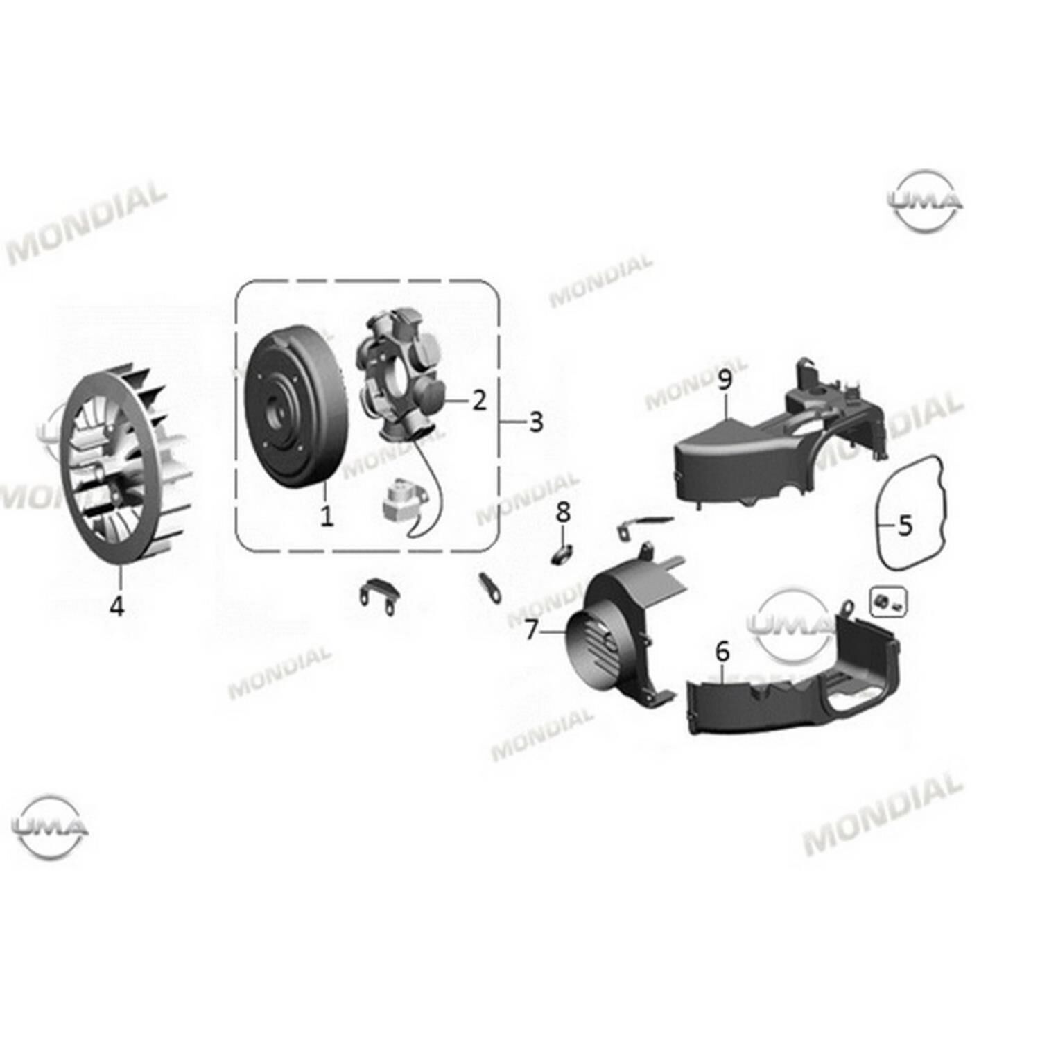 Mondial Ritmica 100-110 Speedy Rotor 12 Li Orj