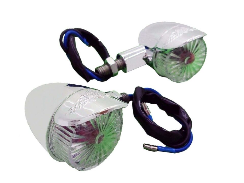Chopper Sinyal Mini Nikel Şapkalı 2 Li Set