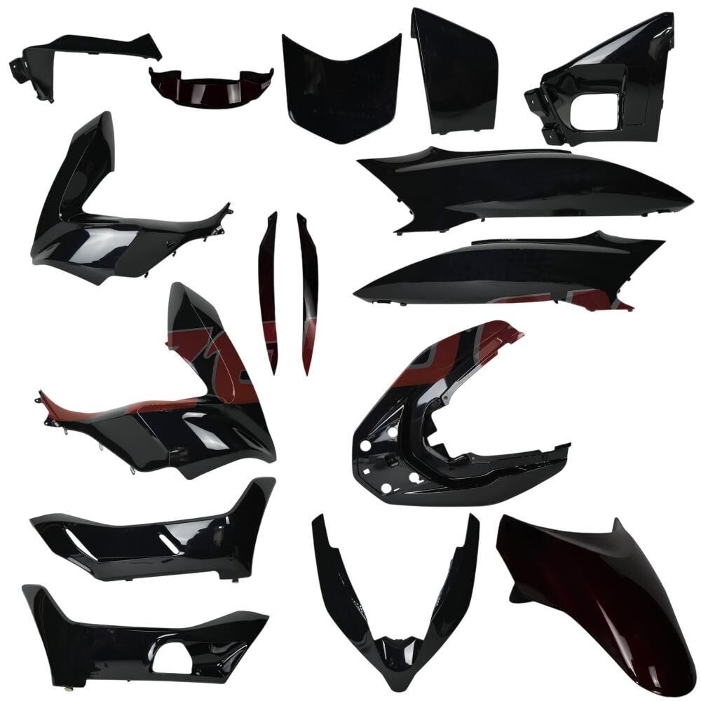 Honda Pcx Kaporta Seti Siyah 2018-19 (16 Parça)