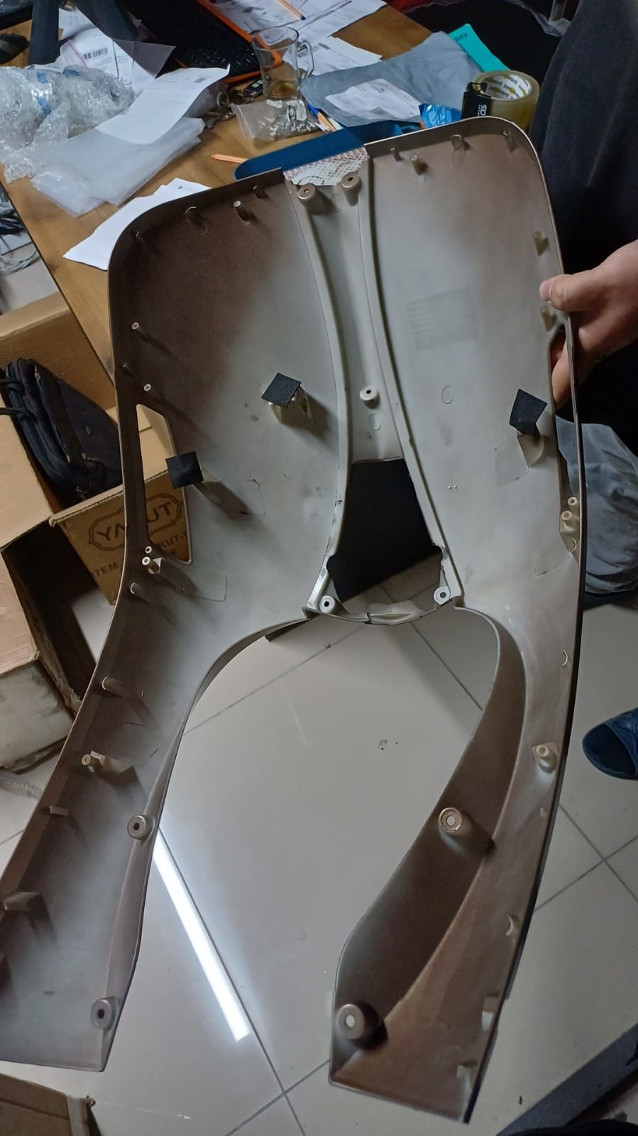 Kuba Blueberry Ön Ana Panel Kahverengi DEFOLU