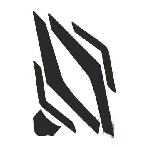 Honda Pcx 2025 Uyumlu Geniş Far Üstü Film Siyah