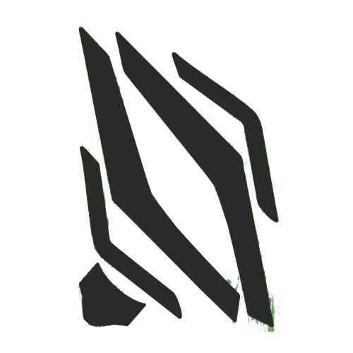 Honda Pcx 2025 Uyumlu Geniş Far Üstü Film Siyah