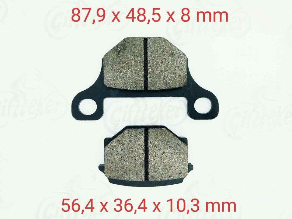150Kn-Mh-Mr Ön Fren Disk Balatası Fa093 Suzuki Gn 125(1982-1990) Gs 125(1983-1994) Keeway Speed 125=
