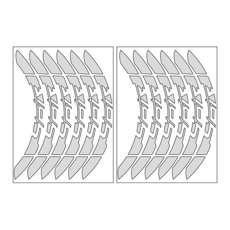 Yamaha Reflektör Beyaz Ybr Uyumlu Büyük 1 Set Jant Şeridi