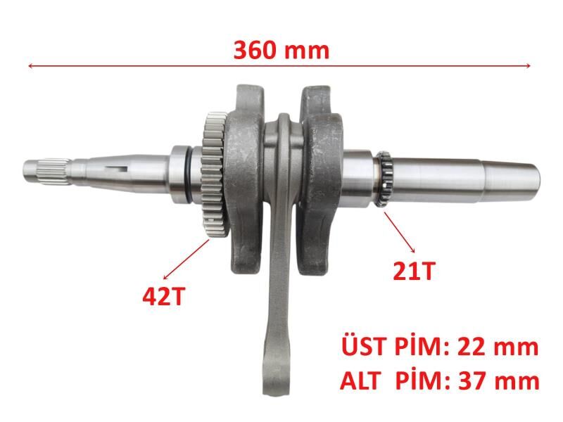 Cf Moto Atv 550 Krank Komple