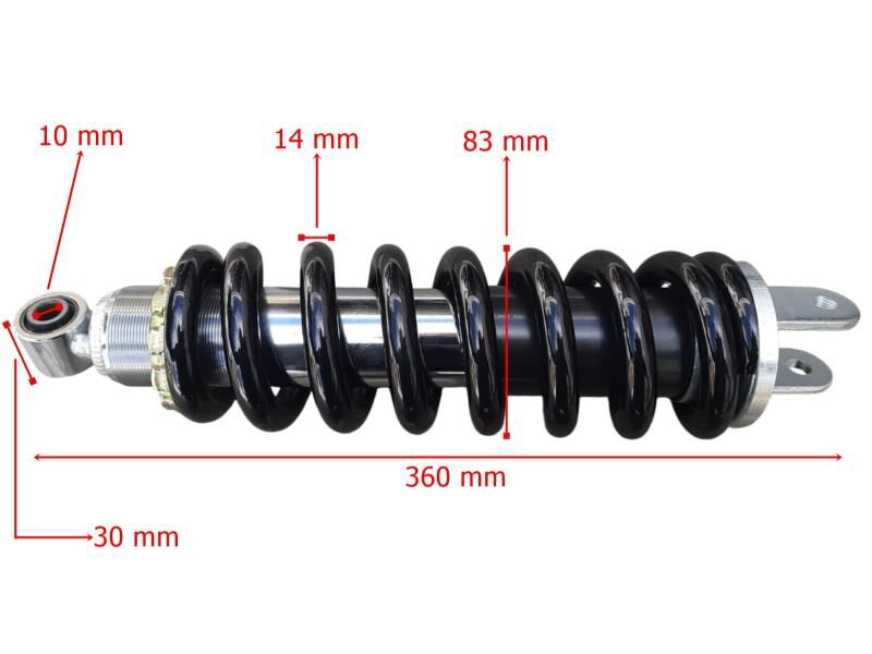 Honda Cross Nx350 Sahara Arka Amortisör 360 Mm Gazlı