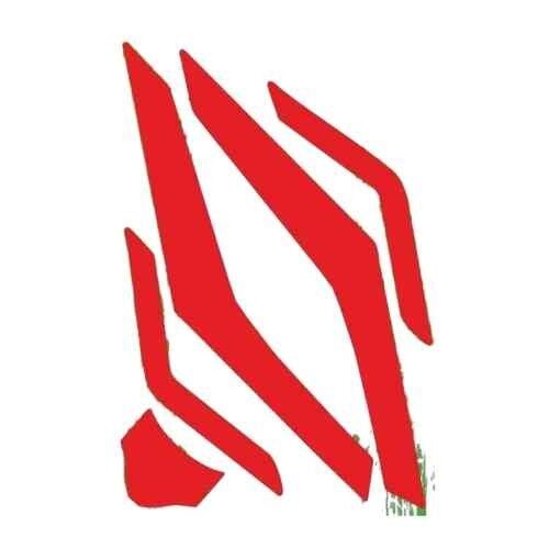 Honda Pcx 2025 Uyumlu Geniş Far Üstü Film Kırmızı