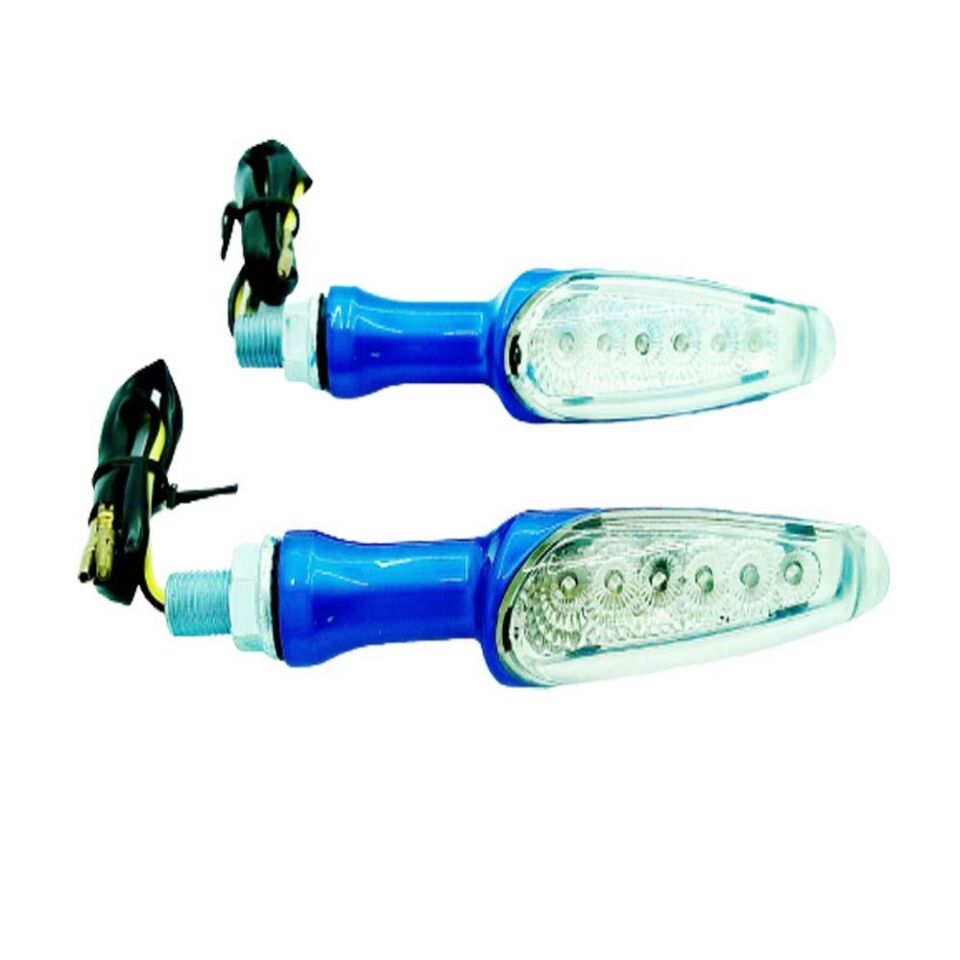 Sinyal Led Uzun Sarı Işık Mavi 8560M
