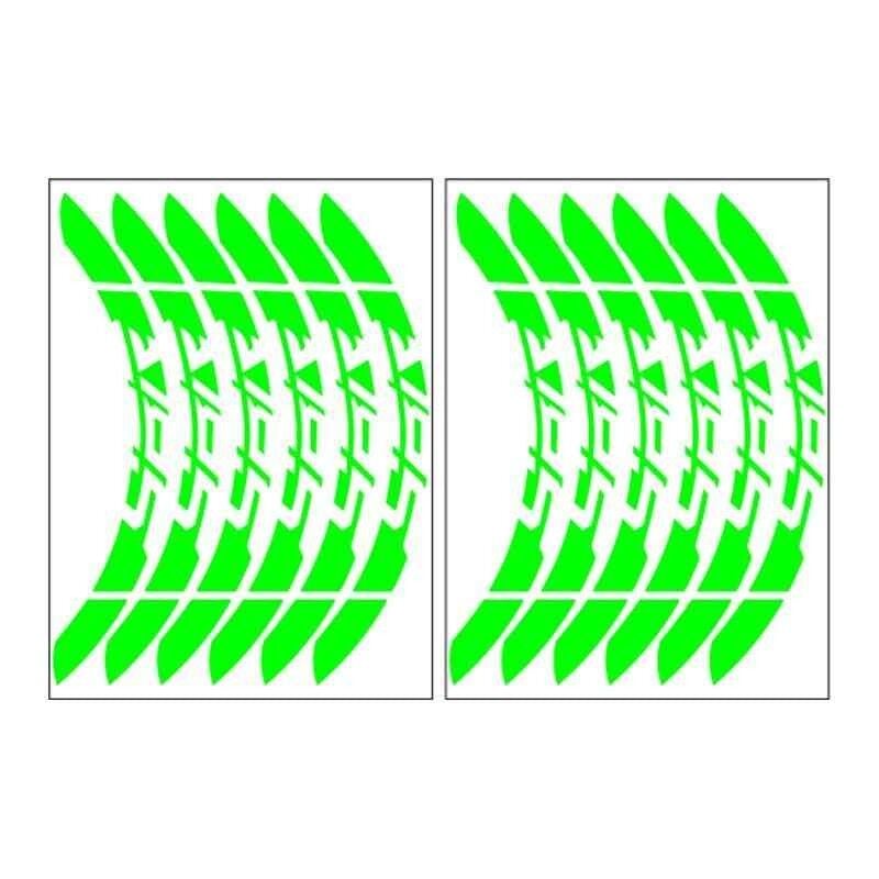 Yamaha Florasan Yeşil Ybr Uyumlu Büyük 1 Set Jant Şeridi