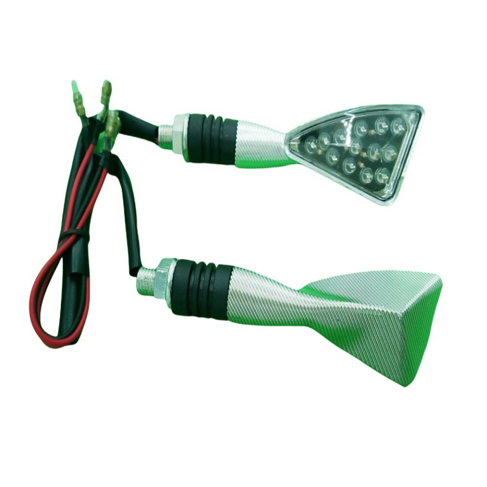 Sinyal Led Üçgen Sarı Işık Nikel 8561N