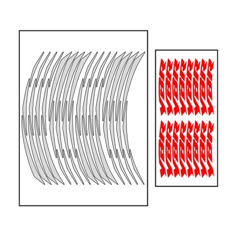 Yamaha Reflektör Beyaz Ybr Uyumlu 1 Set Jant Şeridi