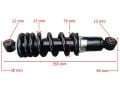 Yamaha Cross Xtz 125 Arka Amortisör 355 Mm Gazlı