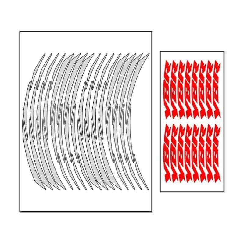 Yamaha Reflektör Beyaz Ybr Uyumlu 1 Set Jant Şeridi